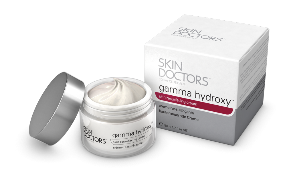 Bottel with Skin Doctors Gamma Hydroxy Treatment Cream
