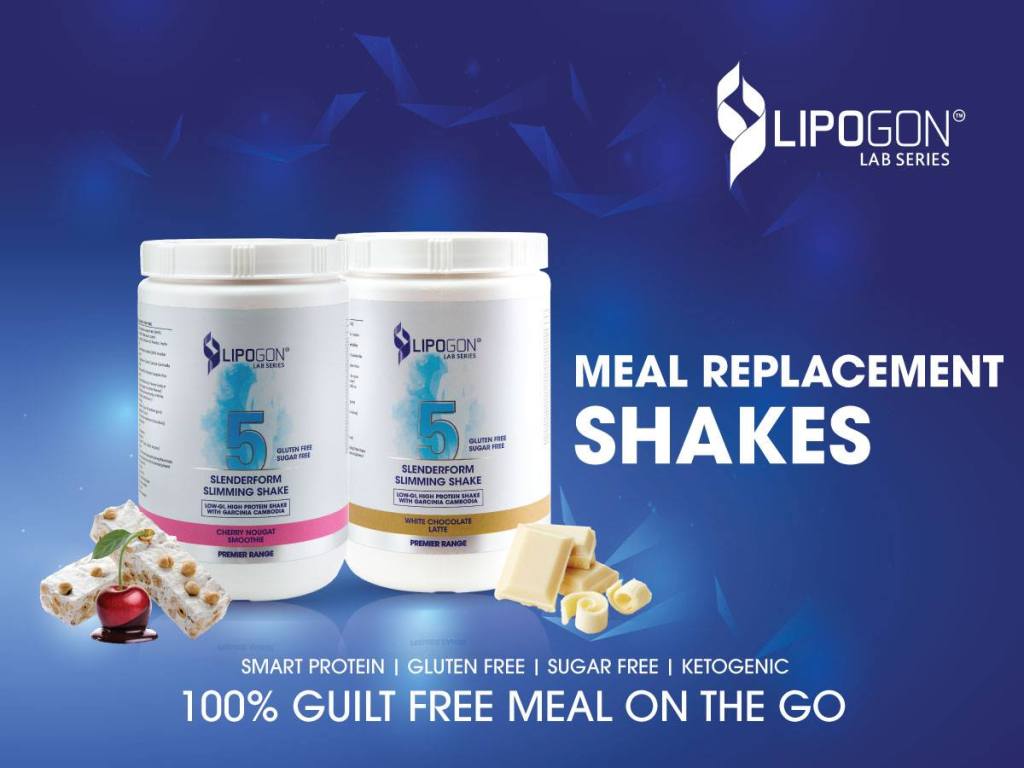 tubs with meal replacement shakes